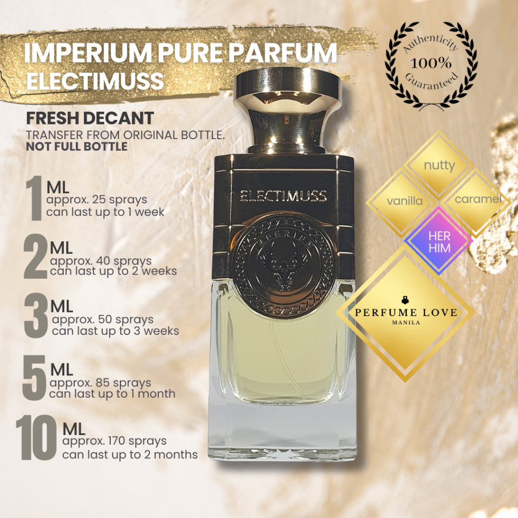 PERFUME DECANT Electimuss Imperium Pure Parfum