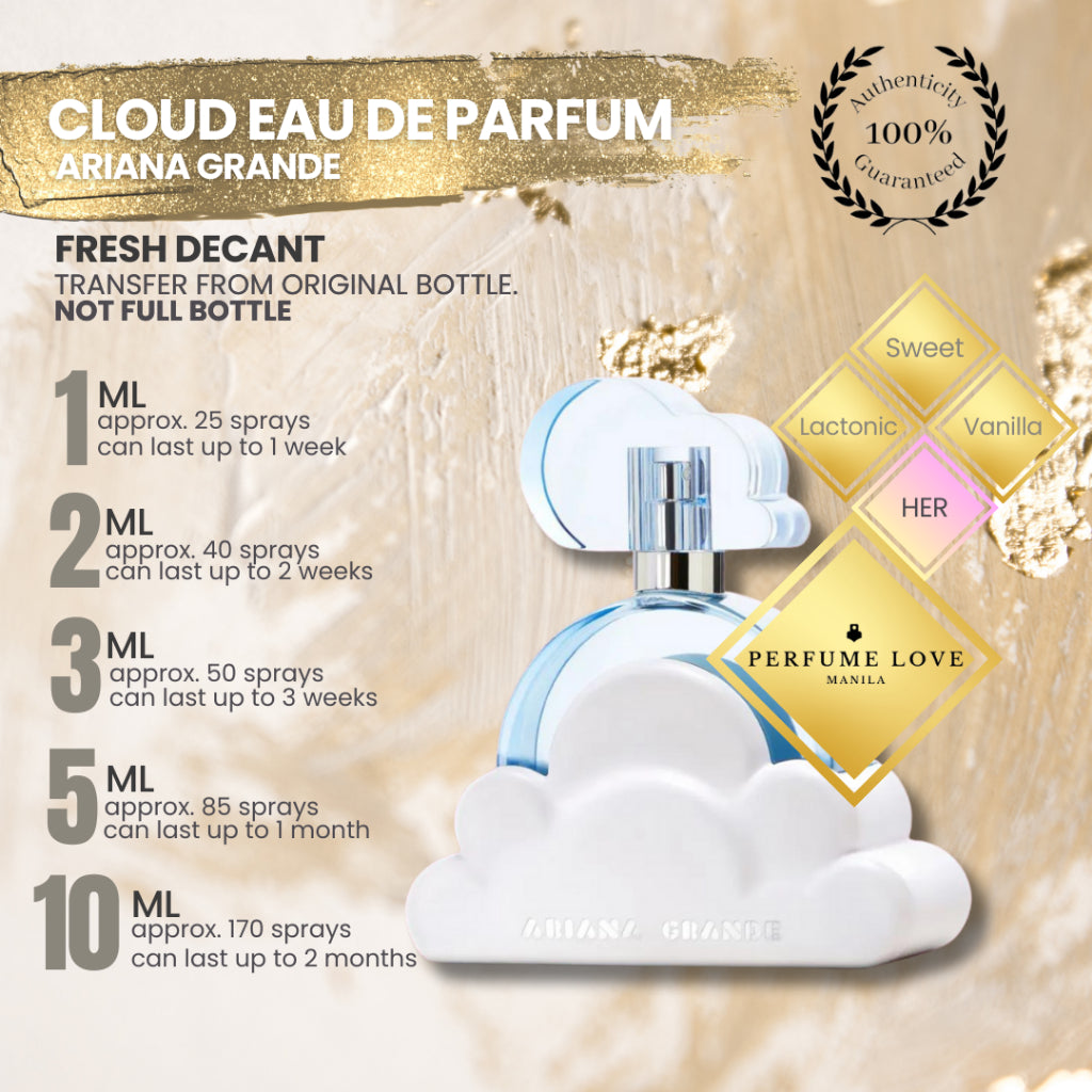 PERFUME DECANT Ariana Grande Cloud Eau de Parfum