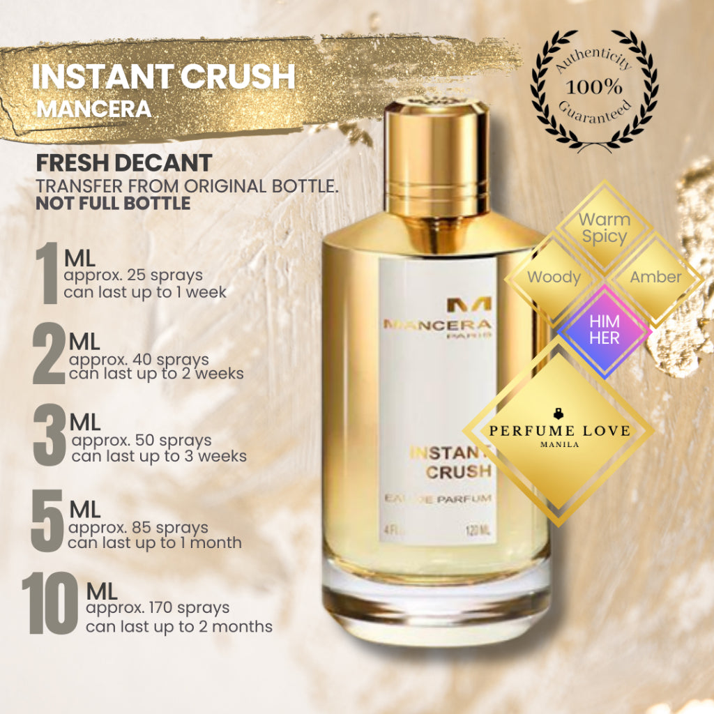 PERFUME DECANT Mancera Instant Crush