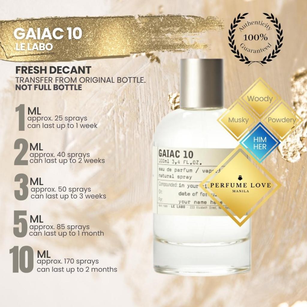 香水(ユニセックス) LE LABO GAIAC10 ル ラボ / GAIAC 10の公式商品情報｜美容・化粧品情報はアットコスメ