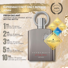 Load image into Gallery viewer, PERFUME DECANT Afnan Supremacy Not Only Intense