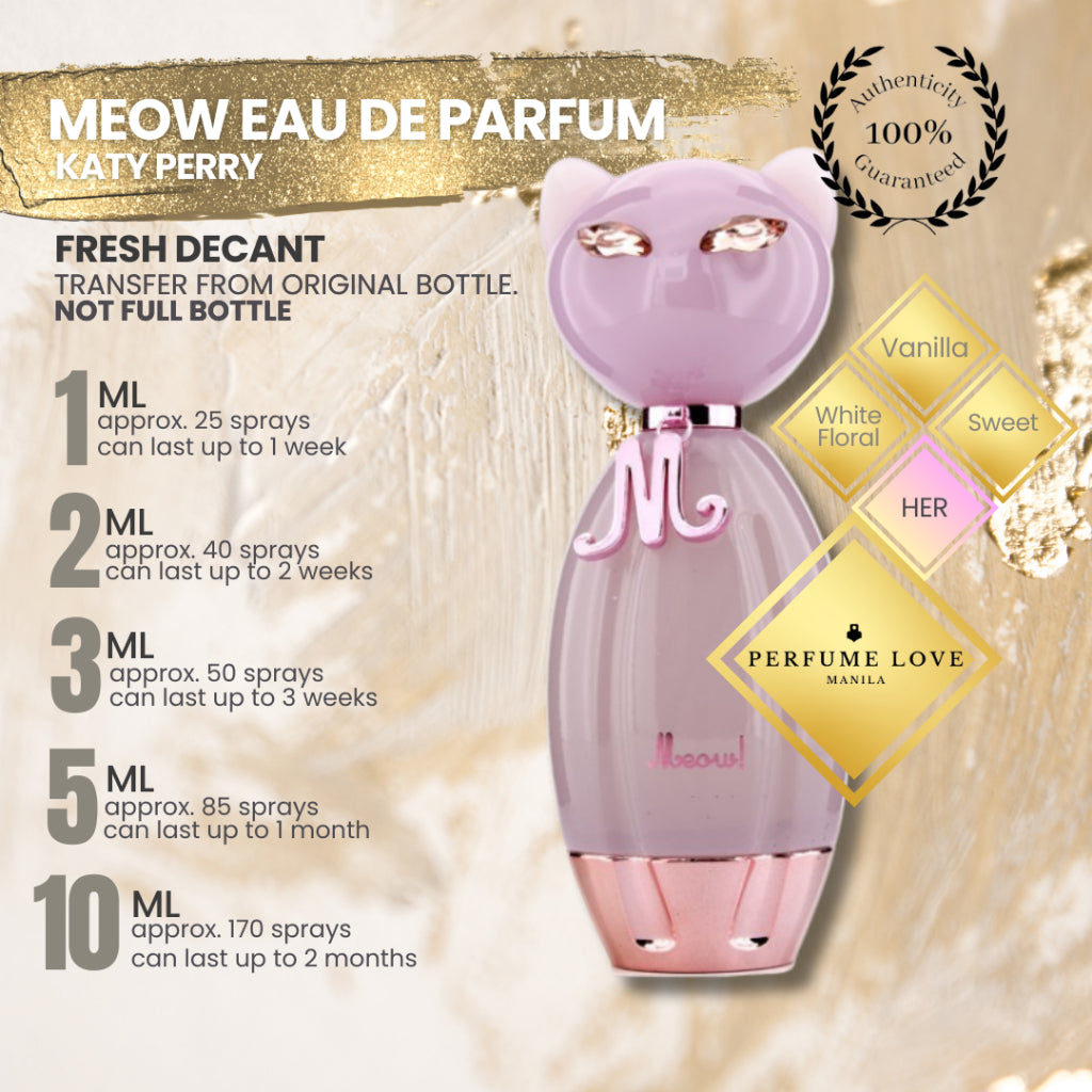 Parfum Spray Review Parfum Katy Perry Meow PERFUME DECANT Katy