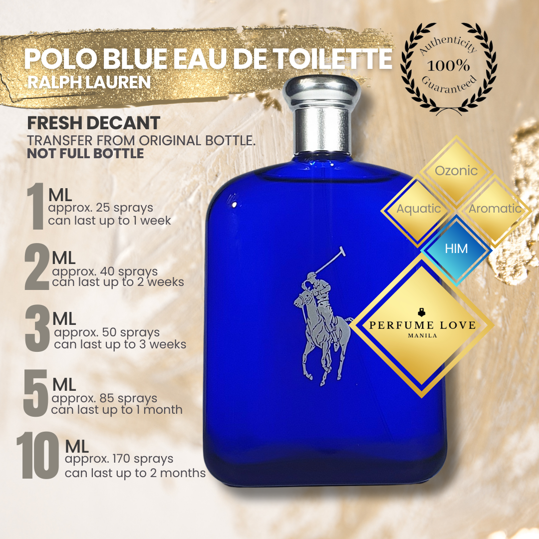 PERFUME DECANT Ralph Lauren Polo Blue Eau de Toilette – Perfume