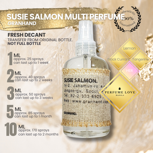 PERFUME DECANT Granhand Susie Salmon Multi Perfume