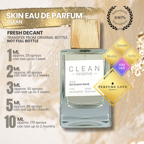 PERFUME DECANT Clean Skin Eau de Parfum