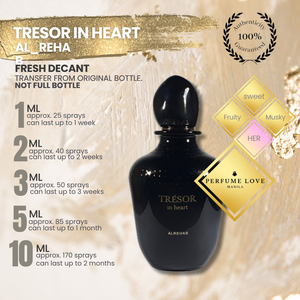 PERFUME DECANT Al-Rehab Tresor in Heart