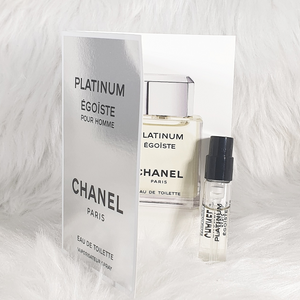 PERFUME SAMPLE VIAL 1.5ml Chanel Platinum Egoiste Pour Homme EDT