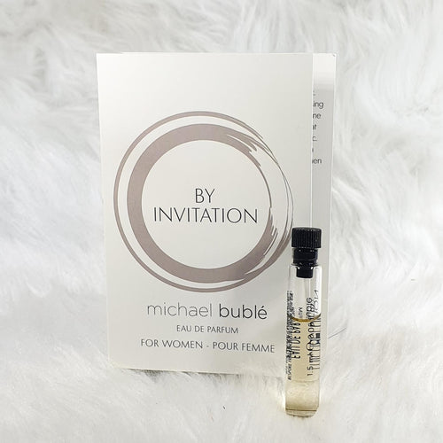Michael buble By Invitation eau de parfum for women perfume vial sample