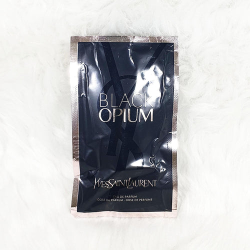 YSL Black_opium eau de parfum perfume vial dose of perfume