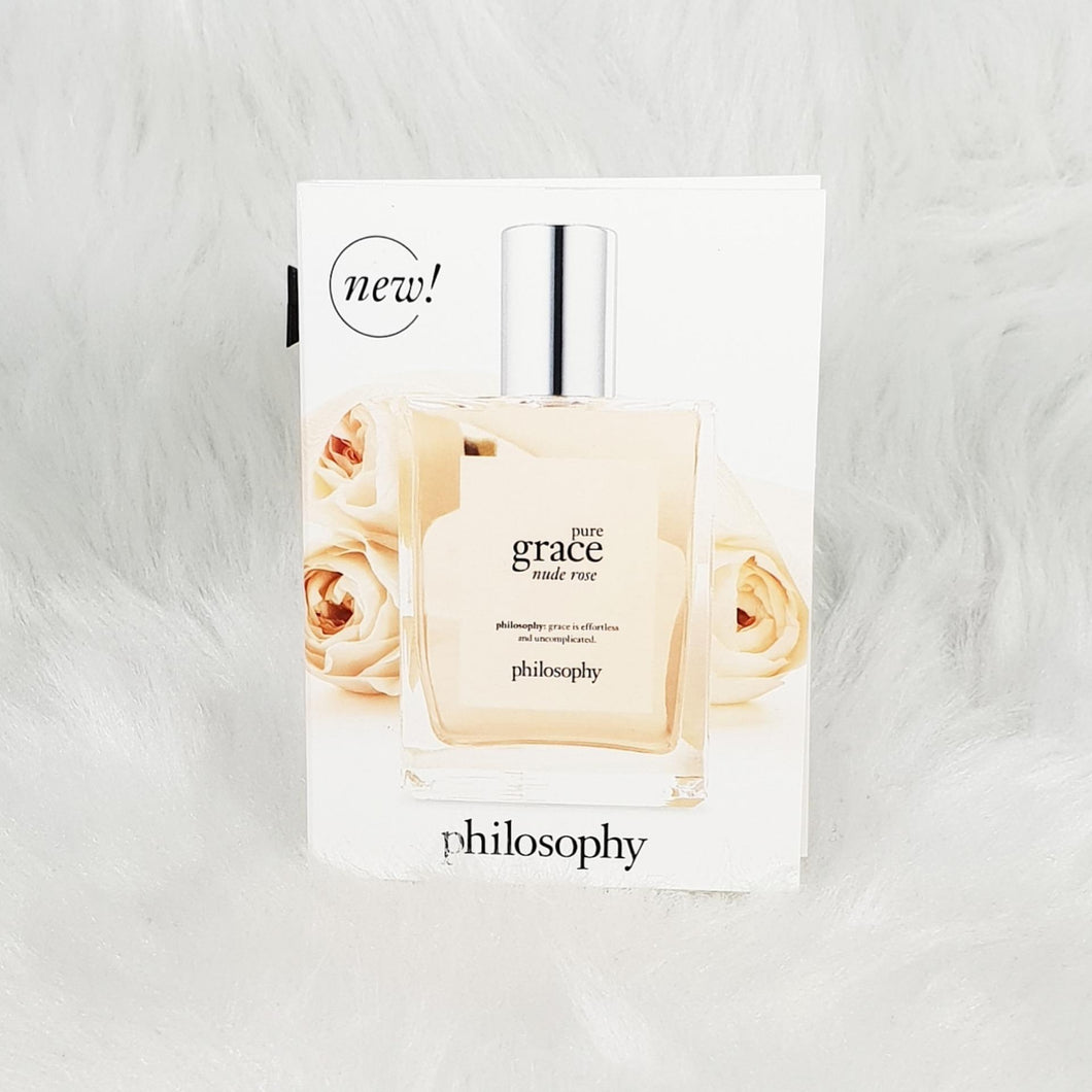 Philosophy pure grace nude rose perfume vial sample