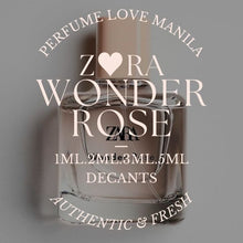 Load image into Gallery viewer, Zara Wonder Rose 1ml 2ml 3ml 5ml perfume decant