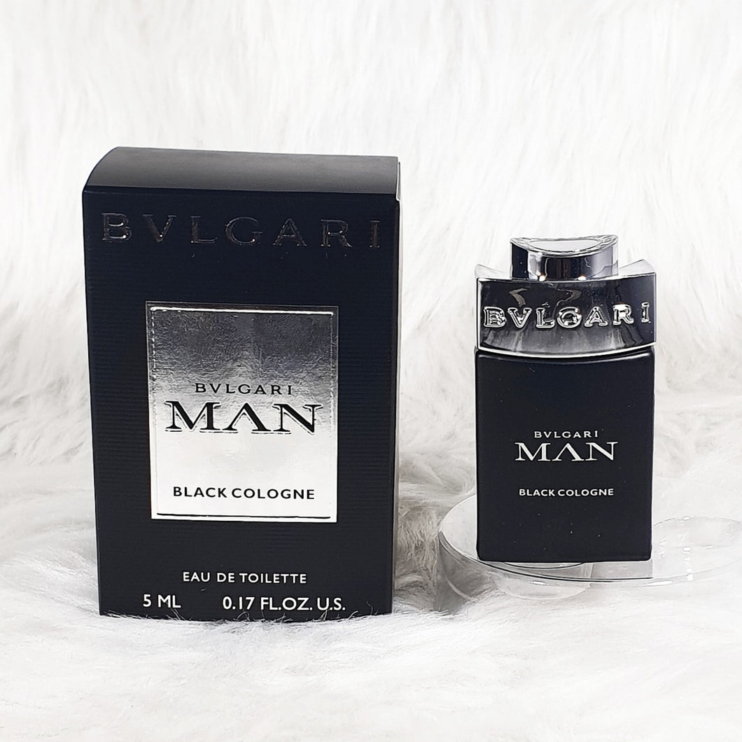 Bvlgari Man Black Cologne edt 5ml mini perfume travel size