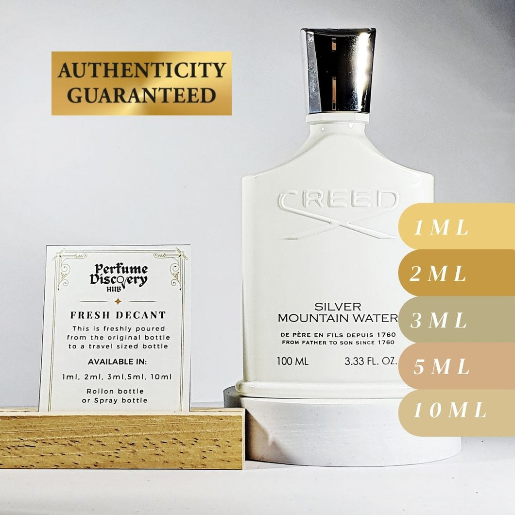 Creed Silver Mountain Water eau de parfum perfume sample