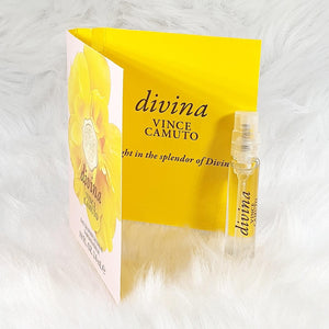 Vince Camuto divina 2.6 ml perfume vial card sampler