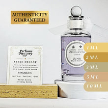 Load image into Gallery viewer, Penhaligon&#39;s Luna eau de parfum perfume sample