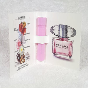 Versace Bright Crystal perfume sample vial