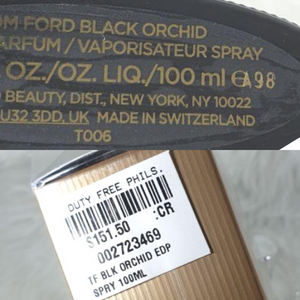 Tom Ford Black orchid eau de parfum perfume decant in 1ml 2ml 3ml 5ml 10 ml