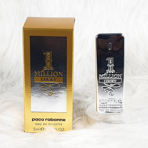 Paco Rabanne 1 million lucky edt 5ml mini perfume travel size