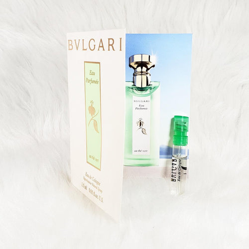 Bvlgari eau parfumee au the vert perfume vial sampler